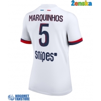 Paris Saint-Germain Marquinhos #5 Gostujuci Dres za Ženska 2025-26 Kratak Rukav